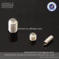 DIN 913 set screw with flat point DIN 914 set screw with cone point DIN 916 set screw with cup point
